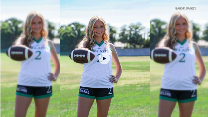 Teen chasing Olympic dream with national Irish flag football team